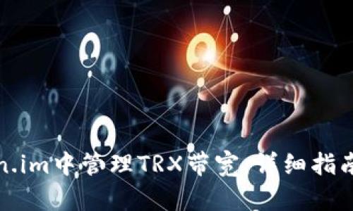 如何在Token.im中管理TRX带宽：详细指南与实用技巧